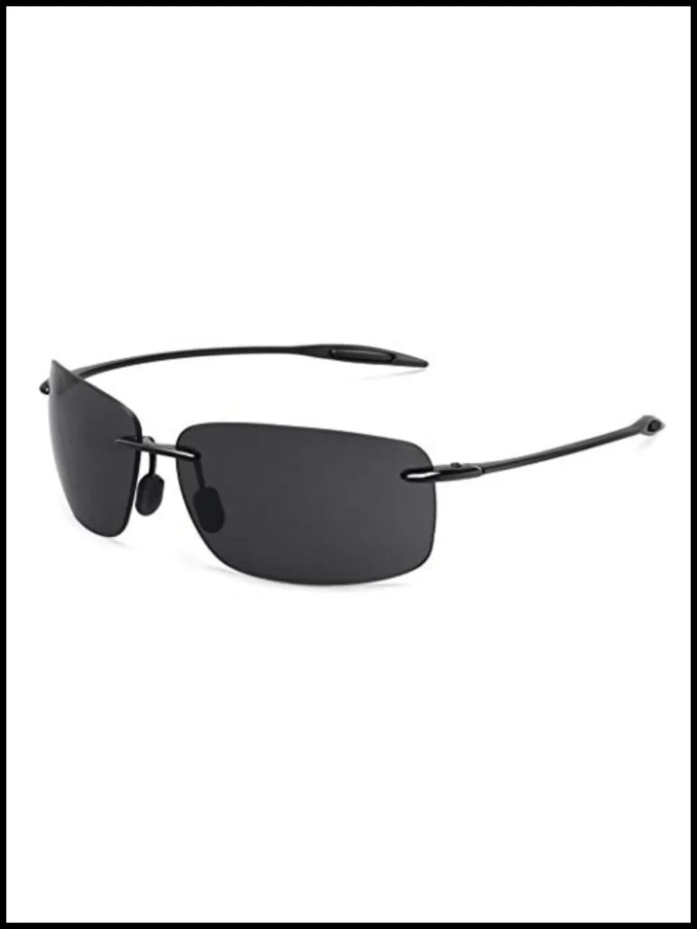 TR90 Rimless Sports Sunglasses UV Protection Polarized for Running Fishing Golf